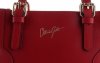 Bőr táska klasszikus Vittoria Gotti piros V7715
