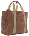 Bőr táska shopper bag Vittoria Gotti földszínű V8252