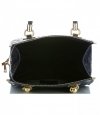 Bőr táska kuffer Genuine Leather tengerkék 214E