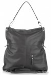 Bőr táska shopper bag Vera Pelle szürke 25