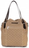 Női Táská shopper bag Vittoria Gotti sötét bézs V1005