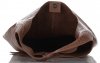 Bőr táska shopper bag Vittoria Gotti barna V8804