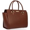 Bőr táska kuffer Genuine Leather barna 2222