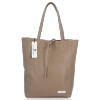 Bőr táska shopper bag Vittoria Gotti földszínű V21E
