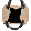 Bőr táska shopper bag Vittoria Gotti bézs V2L