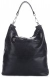 Bőr táska shopper bag Vittoria Gotti fekete V8420