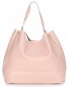 Bőr táska shopper bag Vittoria Gotti púderrózsaszín V230