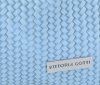 Bőr táska shopper bag Vittoria Gotti égszínkék V80050