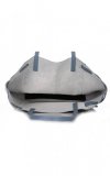 Bőr táska shopper bag Genuine Leather kék 1158