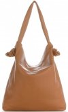 Bőr táska shopper bag Vittoria Gotti vörös V5701