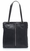 Bőr táska klasszikus Genuine Leather szürke J6088