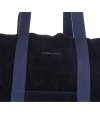 Bőr táska shopper bag Vittoria Gotti tengerkék V8252