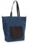 Bőr táska univerzális Genuine Leather jeans 808036