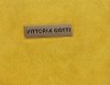 Bőr táska levéltáska Vittoria Gotti sárga V414S