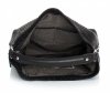 Bőr táska univerzális Genuine Leather fekete 15