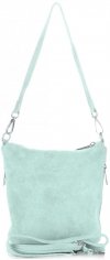 Bőr táska levéltáska Genuine Leather menta 85A