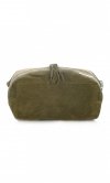 Bőr táska shopper bag Vittoria Gotti zöld V3821