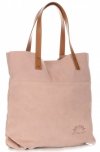 Bőr táska shopper bag Vittoria Gotti púderrózsaszín V8267