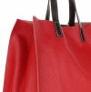Bőr táska univerzális Genuine Leather piros 691756