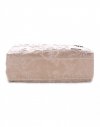 Bőr táska shopper bag Vittoria Gotti bézs V5