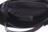 Bőr táska kuffer Genuine Leather fekete 956