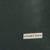Bőr táska shopper bag Vittoria Gotti palackzöld V21E