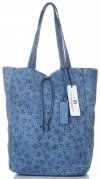 Bőr táska shopper bag Vittoria Gotti jeans VL299