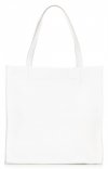 Bőr táska shopper bag Genuine Leather fehér 5013