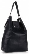 Bőr táska shopper bag Vera Pelle tengerkék 3292