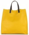 Bőr táska univerzális Genuine Leather mustár 691756