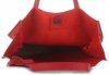 Bőr táska shopper bag Vera Pelle piros 205454