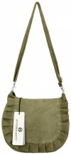 Bőr táska levéltáska Vittoria Gotti khaki V5998