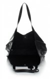 Bőr táska shopper bag Vera Pelle fekete 205454