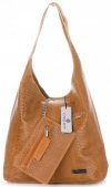 Bőr táska shopper bag Vittoria Gotti vörös V8804