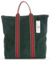Bőr táska shopper bag Vittoria Gotti palackzöld V689746