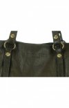 Bőr táska shopper bag Vittoria Gotti palackzöld V3650