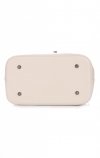 Bőr táska shopper bag Vittoria Gotti bézs 8224