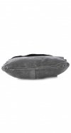 Bőr táska levéltáska Genuine Leather szürke L5127