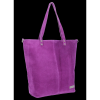 Bőr táska shopper bag Vittoria Gotti ibolya VG41