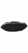 Bőr táska levéltáska Genuine Leather fekete L5127