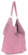 Bőr táska shopper bag Vittoria Gotti púderrózsaszín V3292C