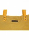 Bőr táska shopper bag Vittoria Gotti sárga V915
