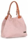 Bőr táska shopper bag Vittoria Gotti púderrózsaszín V2050
