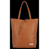 Bőr táska shopper bag Vittoria Gotti vörös V21E