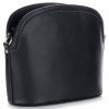 Bőr táska levéltáska Genuine Leather fekete E4098