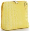 Bőr táska levéltáska Genuine Leather lime 218