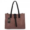 Torebka Damska Shopper Bag firmy Hernan HB0192-1 Brudny Róż