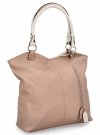 Torebka Uniwersalna Shopper Bag Hernan HB0150 Pudrowy Róż/Beżowa