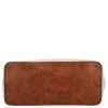 Uniwersalna Torebka Damska XL Shopper Bag firmy Hernan HB0213-1 Beżowa/Brązowa