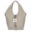 Torebka Damska Shopper Bag firmy Hernan HB0325 Jasno Szara